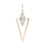 14kt White Gold 1/5 ct TDW SI2 H-I Diamond Fashion Pendant