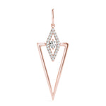 14kt White Gold 1/5 ct TDW SI2 H-I Diamond Fashion Pendant