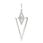 14kt White Gold 1/5 ct TDW SI2 H-I Diamond Fashion Pendant