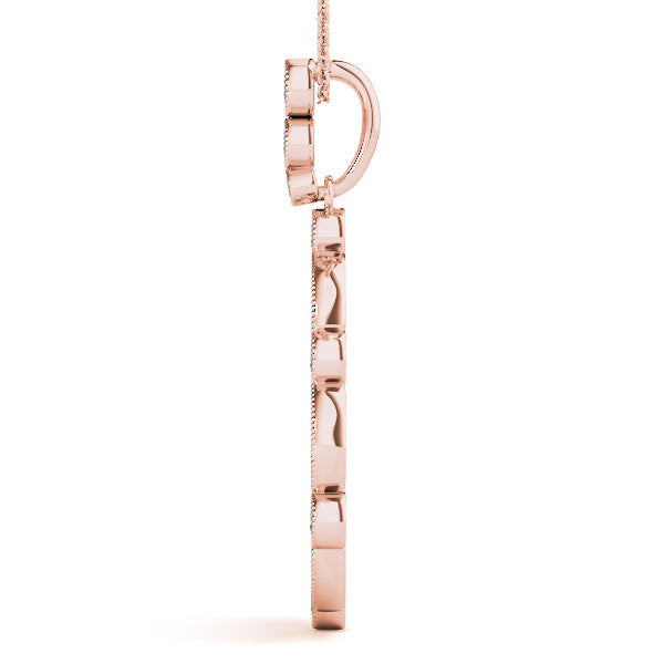 14kt White Gold 1/2 ct TW SI2 H-I Diamond Fashion Pendant Necklace