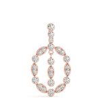 14kt White Gold 1/2 Carat TW Diamond Pendant - SI2, H-I Clarity