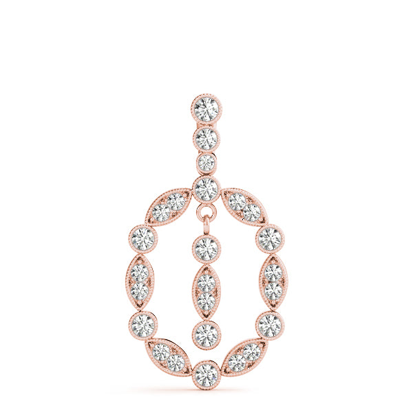 14kt White Gold 1/2 Carat TW Diamond Pendant - SI2, H-I Clarity