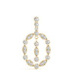 14kt White Gold 1/2 Carat TW Diamond Pendant - SI2, H-I Clarity