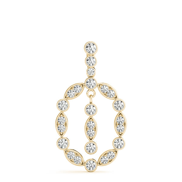 14kt White Gold 1/2 Carat TW Diamond Pendant - SI2, H-I Clarity