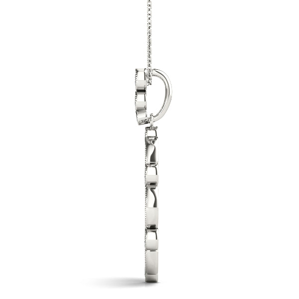 14kt White Gold 1/2 Carat TW Diamond Pendant - SI2, H-I Clarity