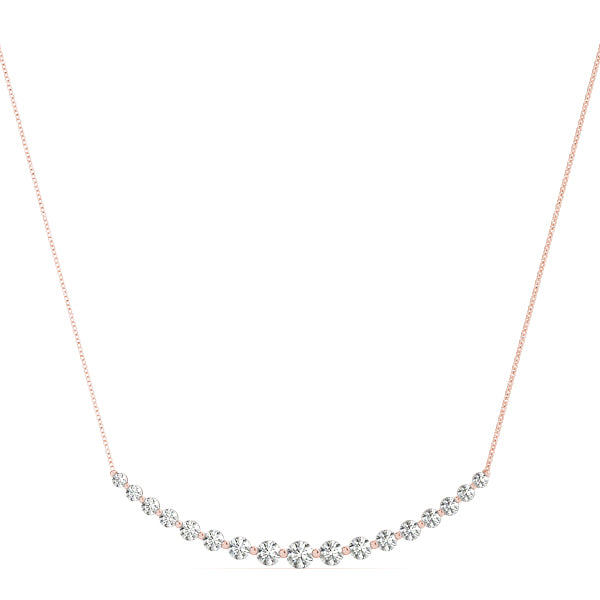14kt White Gold 1 Carat SI2 H-I Diamond Pendant Necklace (Chain Sold Separately)