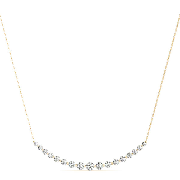 14kt White Gold 1 Carat SI2 H-I Diamond Pendant Necklace (Chain Sold Separately)