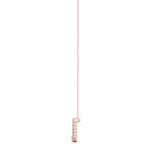 14kt White Gold 1 Carat SI2 H-I Diamond Pendant Necklace (Chain Sold Separately)