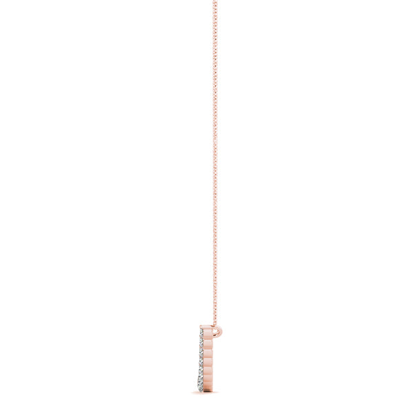 14kt White Gold 1 Carat SI2 H-I Diamond Pendant Necklace (Chain Sold Separately)
