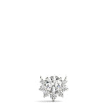 Elegant 14kt White Gold Fashion Pendant with Semi-Mount Diamond Accent