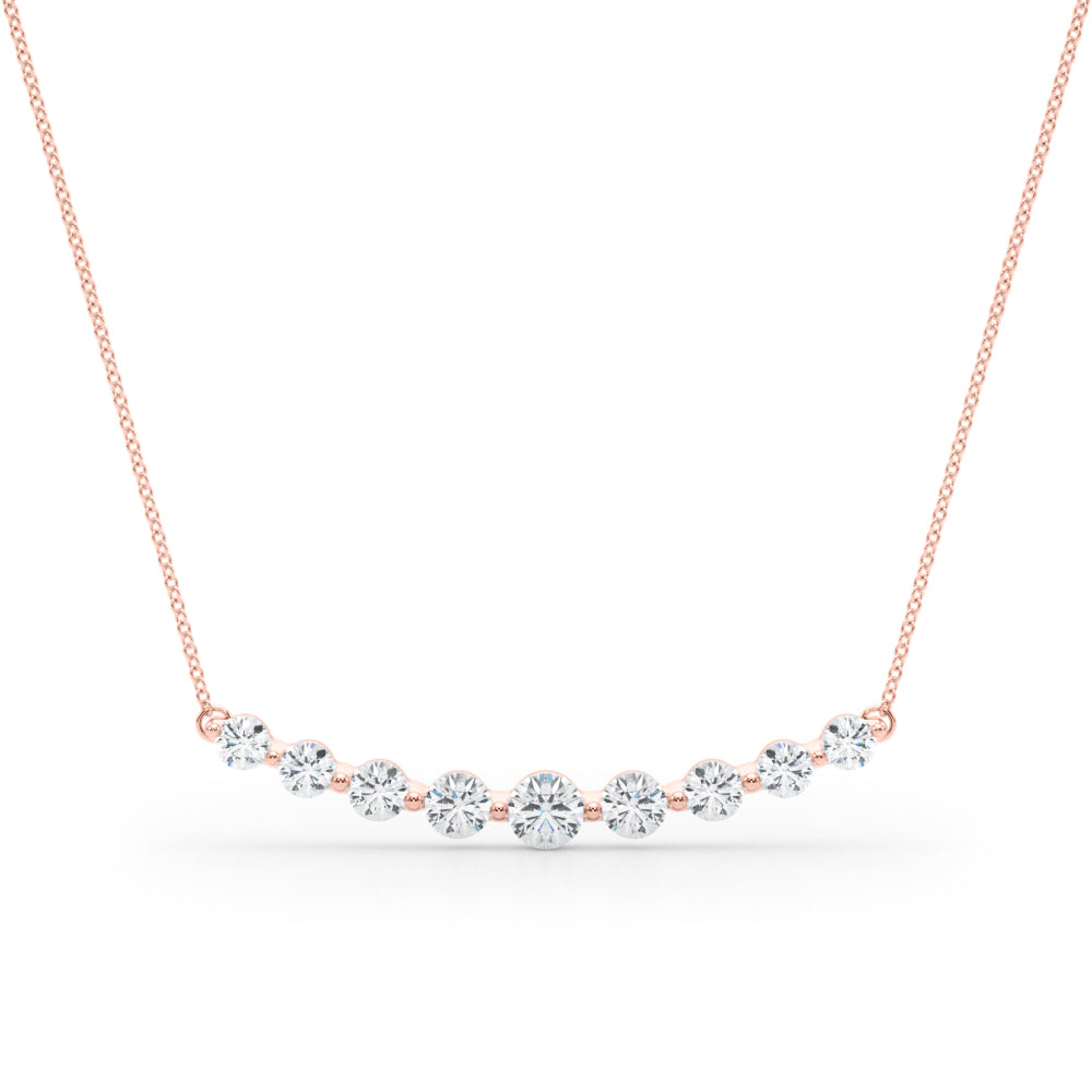 14kt White Gold 1/2 Carat TW SI2, H-I Diamond Pendant Necklace (Style 
