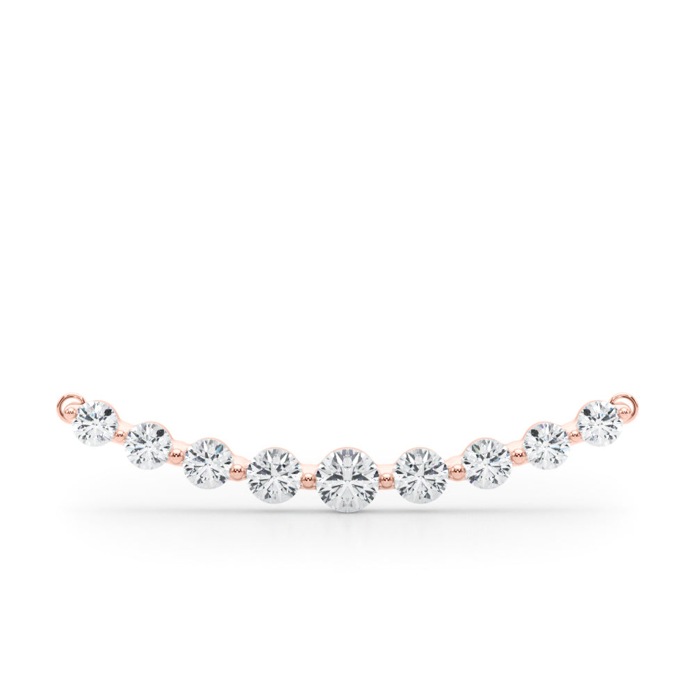14kt White Gold 1/2 Carat TW SI2, H-I Diamond Pendant Necklace (Style 