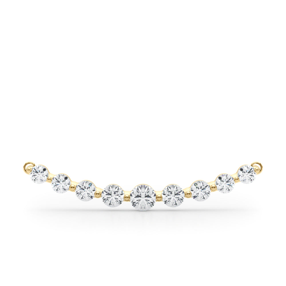 14kt White Gold 1/2 Carat TW SI2, H-I Diamond Pendant Necklace (Style 