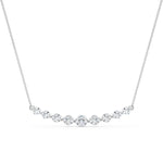 14kt White Gold 1/2 Carat TW SI2, H-I Diamond Pendant Necklace (Style 
