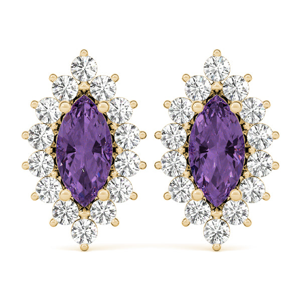 EARRINGS COLOR MARQUISE