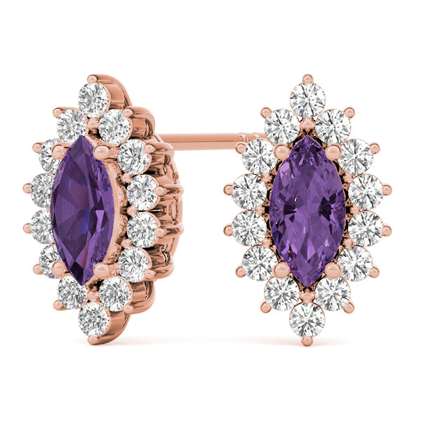 EARRINGS COLOR MARQUISE