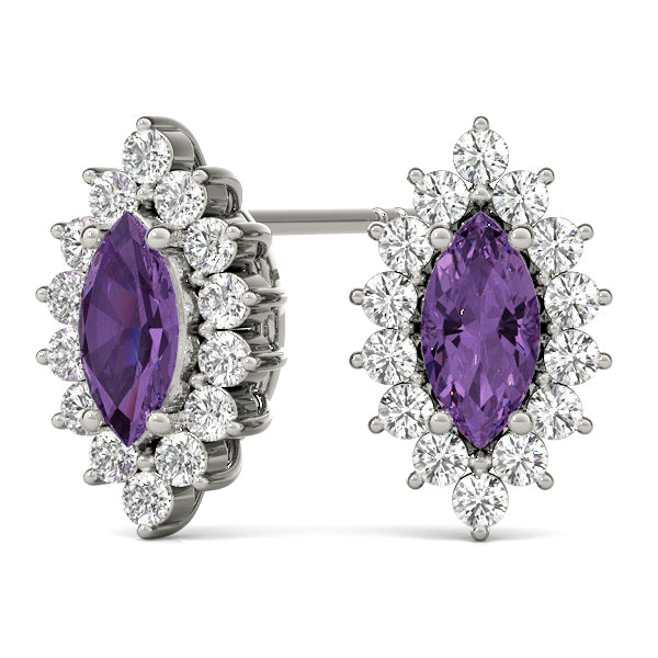 EARRINGS COLOR MARQUISE