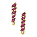 Exquisite Round Cut Diamond Earrings - STYLE 