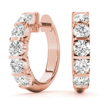 Classic Sterling Silver Hoop Earrings - Style 