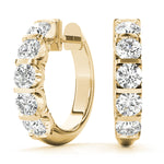 Classic Sterling Silver Hoop Earrings - Style 
