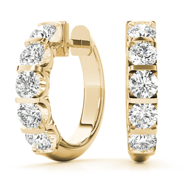 Classic Sterling Silver Hoop Earrings - Style 