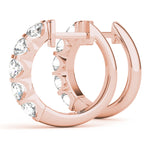 Classic Sterling Silver Hoop Earrings - Style 
