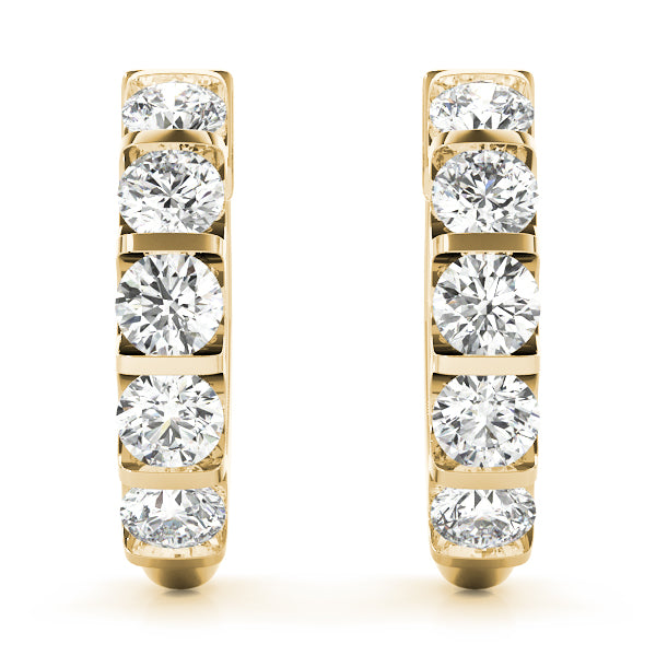Classic Sterling Silver Hoop Earrings - Style 