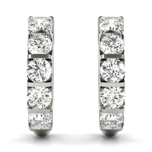 Classic Sterling Silver Hoop Earrings - Style 
