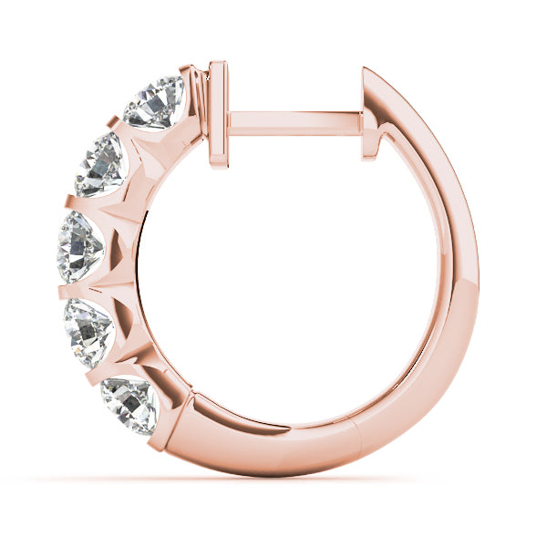 Classic Sterling Silver Hoop Earrings - Style 