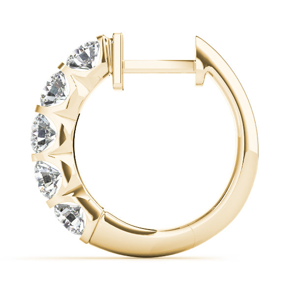 Classic Sterling Silver Hoop Earrings - Style 