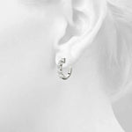 Classic Sterling Silver Hoop Earrings - Style 