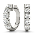 Classic Sterling Silver Hoop Earrings - Style 