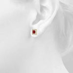 Elegant Diamond Halo Style Earrings - Timeless Sparkle 