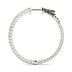 Vault Lock Hoop Earrings - 14kt Gold with 0.52 CTTW Diamonds