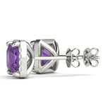 Exquisite 14kt White Gold 4-Prong Square Halo Engagement Ring Setting - 3 CTW