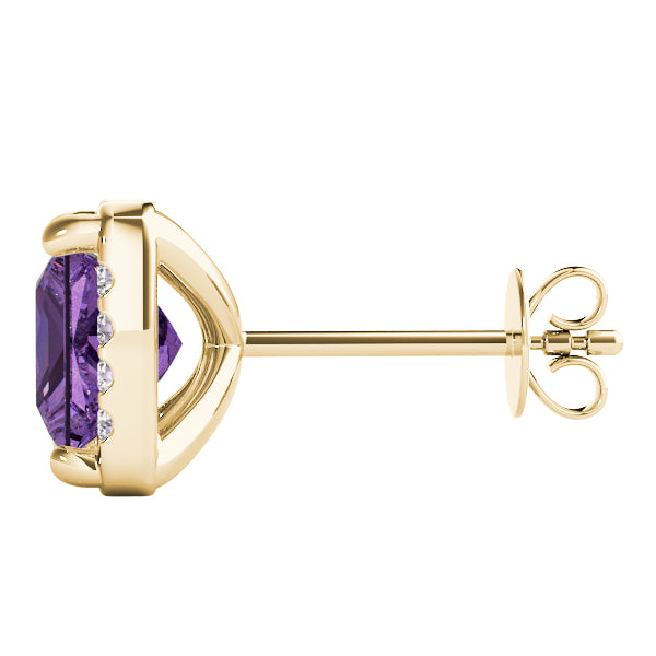 Exquisite 14kt White Gold 4-Prong Square Halo Engagement Ring Setting - 3 CTW