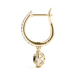 Elegant 14kt White Gold Halo Diamond Earrings - 2.92 cttw SI1-SI2, G-H