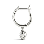 Elegant 14kt White Gold Halo Diamond Earrings - 2.92 cttw SI1-SI2, G-H