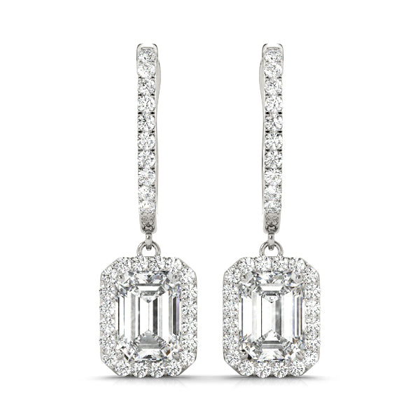 Elegant Halo Stud Earrings - Timeless Sparkle