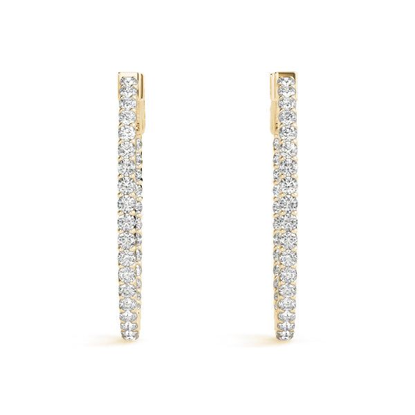 1 INCH 2 PRONG OVAL HOOP