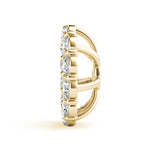 Elegant Earring Jacket for 1.0 CT Center Stone - STYLE 