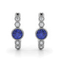 Exquisite 14kt White Gold Fashion Earrings with 0.64 cttw SI2, H-I Diamonds