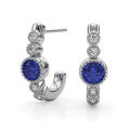 Exquisite 14kt White Gold Fashion Earrings with 0.64 cttw SI2, H-I Diamonds