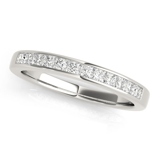 Elegant Princess Cut Wedding Band - 0.2 Carat Total Weight, G-H Color, SI1-SI2 Clarity