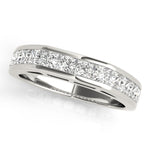 Exquisite 14k White Gold Princess Cut Diamond Wedding Band - 1.20 CTW Princess Style Ring