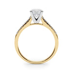 14kt White Gold Engagement Ring Setting - 1/10 ct TW SI1-SI2, G-H Diamonds