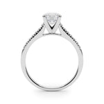 14kt White Gold Engagement Ring Setting - 1/10 ct TW SI1-SI2, G-H Diamonds