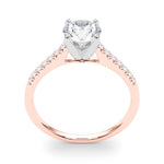 14kt White Gold Engagement Ring Setting - 1/10 ct TW SI1-SI2, G-H Diamonds