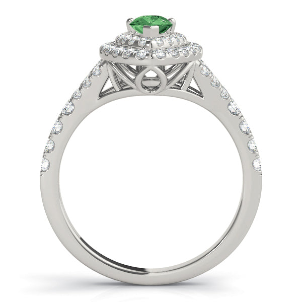 ENGAGEMENT RINGS PEAR HALO