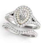 ENGAGEMENT RINGS PEAR HALO